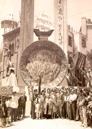 historia 1945 foguera mercado central